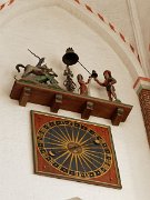 Denmark, late 15C clock, Roskilde, Roskilde Cathedral : Denmark, late 15C clock, Roskilde, Roskilde Cathedral