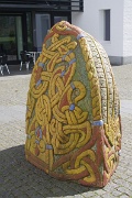 Denmark, Jelling, rune stone copy : Denmark, Jelling, rune stone copy