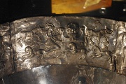 Aarhus, Denmark, Gundestrup silver cauldron, Moesgaard Museum : Aarhus, Denmark, Gundestrup silver cauldron, Moesgaard Museum