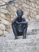 Chauvigny, France, sculpteur François Peyrat : Chauvigny, France, sculpteur François Peyrat