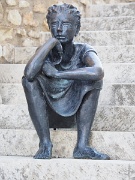 Chauvigny, France, sculpteur François Peyrat : Chauvigny, France, sculpteur François Peyrat