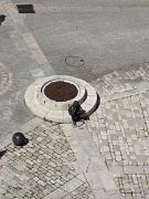 Chauvigny, France, sculpteur François Peyrat : Chauvigny, France, sculpteur François Peyrat