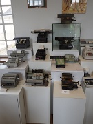 France, Montmorillon, typewriter and calculator museum : France, Montmorillon, typewriter and calculator museum