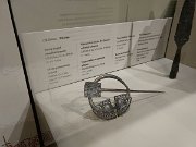 Dublin, Ireland, National Museum of Archaeology, Silver penannular Brooch 8-10C AD : Dublin, Ireland, National Museum of Archaeology, Silver penannular Brooch 8-10C AD