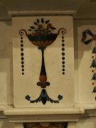 Dublin, Fireplace decoration, Ireland, National Museum of Archaeology : Dublin, Fireplace decoration, Ireland, National Museum of Archaeology