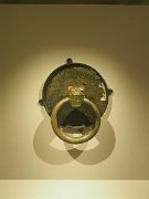 Decorated bronze mount 8C AD, Dublin, Ireland, National Museum of Archaeology : Decorated bronze mount 8C AD, Dublin, Ireland, National Museum of Archaeology