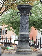 Dublin, Ireland, Kevin Street Upper/R110 junction, public convenience vent : Dublin, Ireland, Kevin Street Upper/R110 junction, public convenience vent