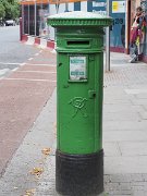 Dublin, Ireland, Kevin Street, VR letter box : Dublin, Ireland, Kevin Street, VR letter box