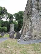 12-13C AD, Aghaviller Round Tower and Church, Ireland, Kilkenny : 12-13C AD, Aghaviller Round Tower and Church, Ireland, Kilkenny