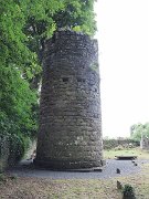 12-13C AD, Aghaviller Round Tower and Church, Ireland, Kilkenny, Round Tower : 12-13C AD, Aghaviller Round Tower and Church, Ireland, Kilkenny, Round Tower