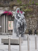 Canal Square, Ireland, Kilkenny Hurling Monument by Barry Wrafter : Canal Square, Ireland, Kilkenny Hurling Monument by Barry Wrafter
