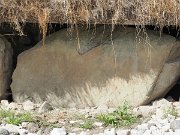 engraved kerb stone, Ireland, Knowth, Megalithic passage tomb : engraved kerb stone, Ireland, Knowth, Megalithic passage tomb