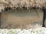 engraved kerb stone, Ireland, Knowth, Megalithic passage tomb : engraved kerb stone, Ireland, Knowth, Megalithic passage tomb