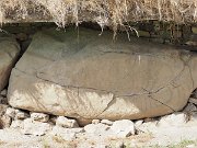 engraved kerb stone, Ireland, Knowth, Megalithic passage tomb : engraved kerb stone, Ireland, Knowth, Megalithic passage tomb