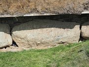 engraved kerb stone, Ireland, Knowth, Megalithic passage tomb : engraved kerb stone, Ireland, Knowth, Megalithic passage tomb