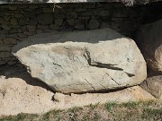 engraved kerb stone, Ireland, Knowth, Megalithic passage tomb : engraved kerb stone, Ireland, Knowth, Megalithic passage tomb