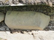 engraved kerb stone, Ireland, Knowth, Megalithic passage tomb : engraved kerb stone, Ireland, Knowth, Megalithic passage tomb
