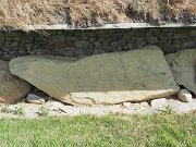 engraved kerb stone, Ireland, Knowth, Megalithic passage tomb : engraved kerb stone, Ireland, Knowth, Megalithic passage tomb