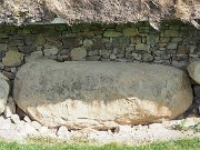 engraved kerb stone, Ireland, Knowth, Megalithic passage tomb : engraved kerb stone, Ireland, Knowth, Megalithic passage tomb