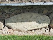 engraved kerb stone, Ireland, Knowth, Megalithic passage tomb : engraved kerb stone, Ireland, Knowth, Megalithic passage tomb