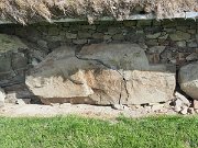 engraved kerb stone, Ireland, Knowth, Megalithic passage tomb : engraved kerb stone, Ireland, Knowth, Megalithic passage tomb