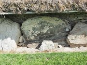engraved kerb stone, Ireland, Knowth, Megalithic passage tomb : engraved kerb stone, Ireland, Knowth, Megalithic passage tomb