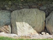 engraved kerb stone, Ireland, Knowth, Megalithic passage tomb : engraved kerb stone, Ireland, Knowth, Megalithic passage tomb