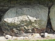 engraved kerb stone, Ireland, Knowth, Megalithic passage tomb : engraved kerb stone, Ireland, Knowth, Megalithic passage tomb