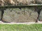 engraved kerb stone, Ireland, Knowth, Megalithic passage tomb : engraved kerb stone, Ireland, Knowth, Megalithic passage tomb
