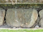 engraved kerb stone, Ireland, Knowth, Megalithic passage tomb : engraved kerb stone, Ireland, Knowth, Megalithic passage tomb