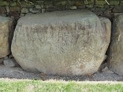 engraved kerb stone, Ireland, Knowth, Megalithic passage tomb : engraved kerb stone, Ireland, Knowth, Megalithic passage tomb