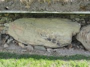 engraved kerb stone, Ireland, Knowth, Megalithic passage tomb : engraved kerb stone, Ireland, Knowth, Megalithic passage tomb