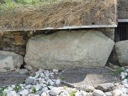 engraved kerb stone, Ireland, Knowth, Megalithic passage tomb : engraved kerb stone, Ireland, Knowth, Megalithic passage tomb