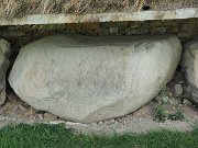 engraved kerb stone, Ireland, Knowth, Megalithic passage tomb : engraved kerb stone, Ireland, Knowth, Megalithic passage tomb
