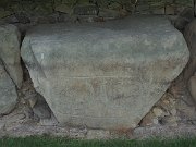 engraved kerb stone, Ireland, Knowth, Megalithic passage tomb : engraved kerb stone, Ireland, Knowth, Megalithic passage tomb