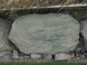 engraved kerb stone, Ireland, Knowth, Megalithic passage tomb : engraved kerb stone, Ireland, Knowth, Megalithic passage tomb