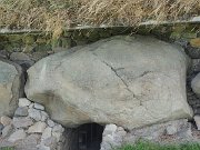 engraved kerb stone, Ireland, Knowth, Megalithic passage tomb : engraved kerb stone, Ireland, Knowth, Megalithic passage tomb