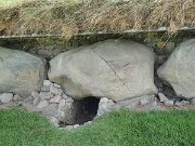 engraved kerb stone, Ireland, Knowth, Megalithic passage tomb : engraved kerb stone, Ireland, Knowth, Megalithic passage tomb