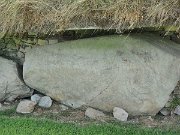 engraved kerb stone, Ireland, Knowth, Megalithic passage tomb : engraved kerb stone, Ireland, Knowth, Megalithic passage tomb