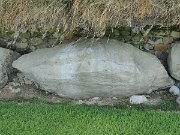 engraved kerb stone, Ireland, Knowth, Megalithic passage tomb : engraved kerb stone, Ireland, Knowth, Megalithic passage tomb