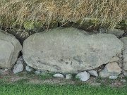 engraved kerb stone, Ireland, Knowth, Megalithic passage tomb : engraved kerb stone, Ireland, Knowth, Megalithic passage tomb