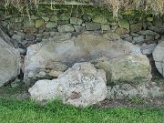 engraved kerb stone, Ireland, Knowth, Megalithic passage tomb : engraved kerb stone, Ireland, Knowth, Megalithic passage tomb