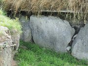 engraved kerb stone, Ireland, Knowth, Megalithic passage tomb : engraved kerb stone, Ireland, Knowth, Megalithic passage tomb