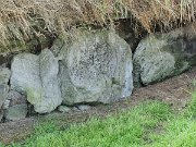 engraved kerb stone, Ireland, Knowth, Megalithic passage tomb : engraved kerb stone, Ireland, Knowth, Megalithic passage tomb