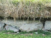 engraved kerb stone, Ireland, Knowth, Megalithic passage tomb : engraved kerb stone, Ireland, Knowth, Megalithic passage tomb