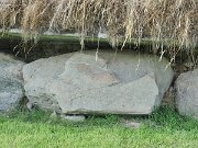 engraved kerb stone, Ireland, Knowth, Megalithic passage tomb : engraved kerb stone, Ireland, Knowth, Megalithic passage tomb
