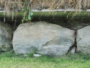 engraved kerb stone, Ireland, Knowth, Megalithic passage tomb : engraved kerb stone, Ireland, Knowth, Megalithic passage tomb