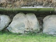 engraved kerb stone, Ireland, Knowth, Megalithic passage tomb : engraved kerb stone, Ireland, Knowth, Megalithic passage tomb