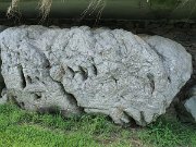 engraved kerb stone, Ireland, Knowth, Megalithic passage tomb : engraved kerb stone, Ireland, Knowth, Megalithic passage tomb