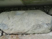 engraved kerb stone, Ireland, Knowth, Megalithic passage tomb : engraved kerb stone, Ireland, Knowth, Megalithic passage tomb